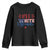 Funny 4th Of july Red White And Blonde Youth Sweatshirt Patriotic American Flag TS11 Black Print Your Wear