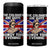 Funny 4th of July 4 in 1 Can Cooler Tumbler The Colonies Are Quite Rowdy This Evening British Queen TS10 One Size: 16 oz Black Print Your Wear