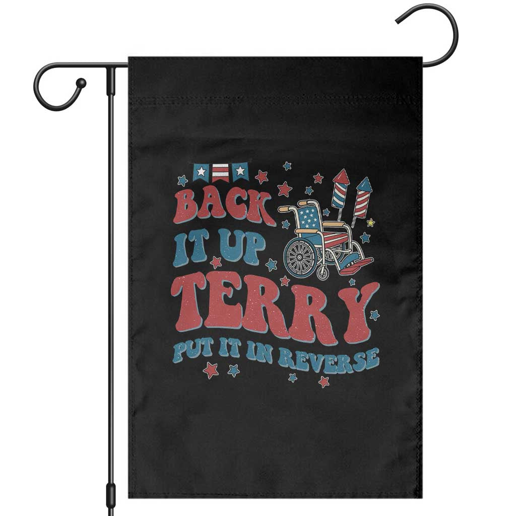 Funny 4th of July Back It Up Terry Put It In Reverse Garden Flag TS10 Black Print Your Wear