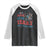 Funny 4th of July Back It Up Terry Put It In Reverse Raglan Shirt TS10 Black White Print Your Wear