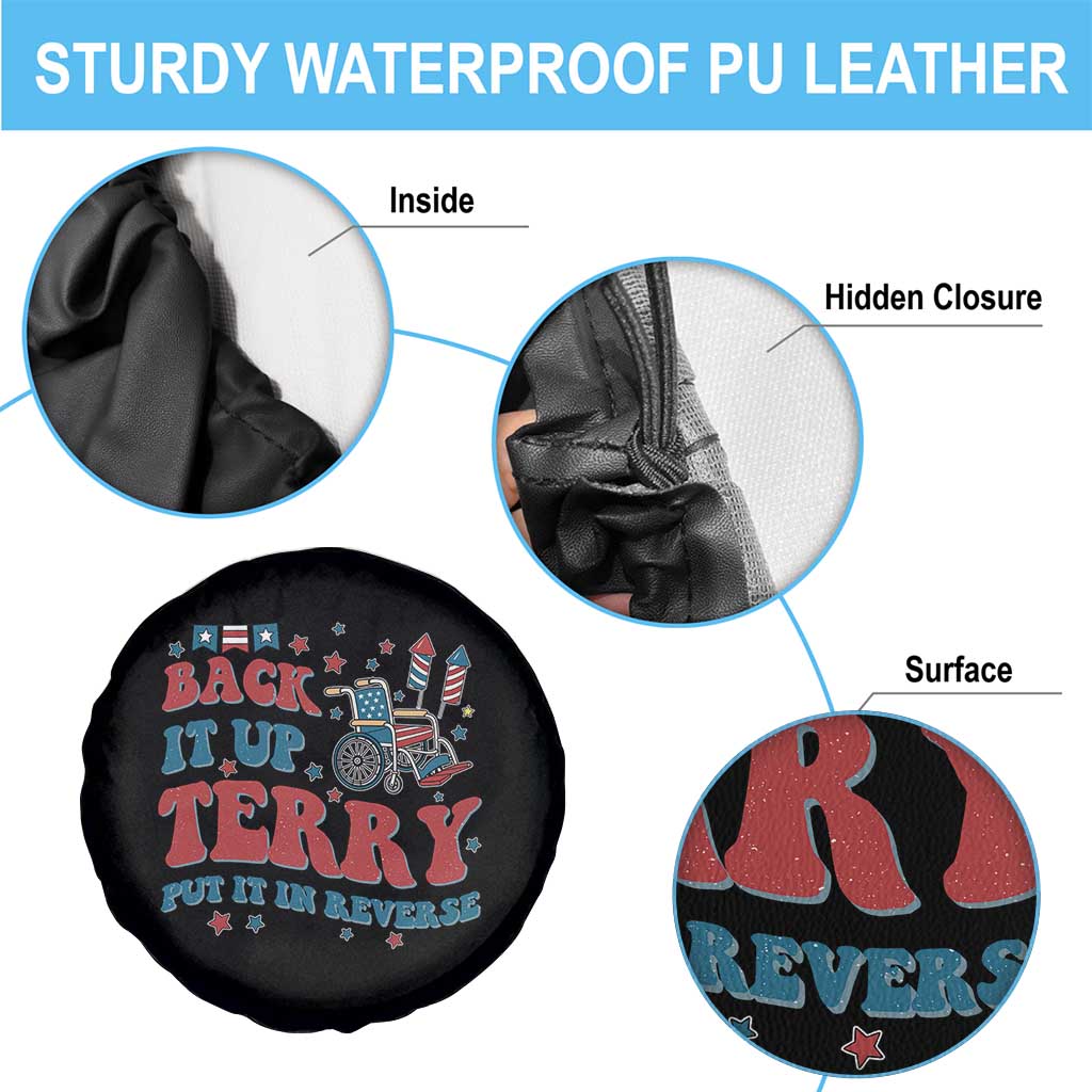 Funny 4th of July Back It Up Terry Put It In Reverse Spare Tire Cover TS10 Print Your Wear