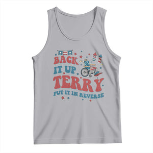 Funny 4th of July Back It Up Terry Put It In Reverse Tank Top TS10 Athletic Heather Print Your Wear