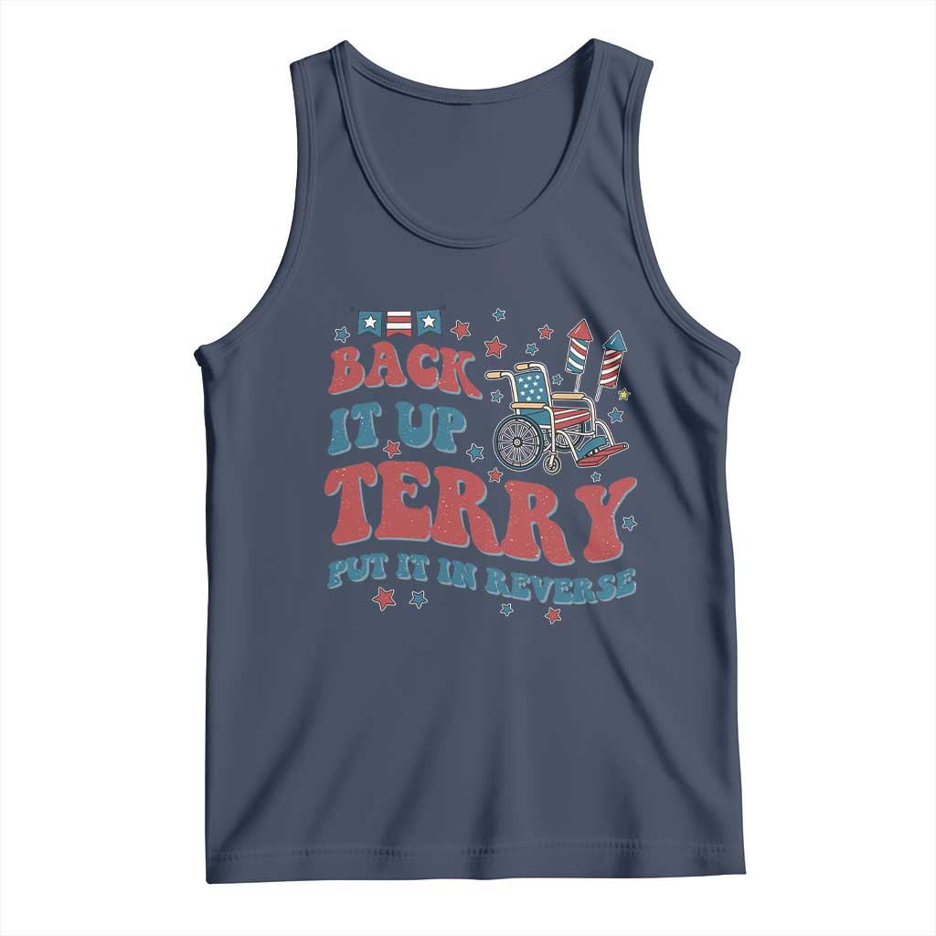 Funny 4th of July Back It Up Terry Put It In Reverse Tank Top TS10 Navy Print Your Wear