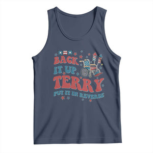 Funny 4th of July Back It Up Terry Put It In Reverse Tank Top TS10 Navy Print Your Wear