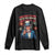 Funny 4th of July Democracy Is Dying Long Sleeve Shirt But Hey Nice Fireworks Satirical Uncle Sam TS02 Black Print Your Wear