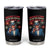 Funny 4th of July Democracy Is Dying Tumbler Cup But Hey Nice Fireworks Satirical Uncle Sam TS02 Black Print Your Wear