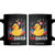 Funny 4th of July Duck Firequacker Coffee Mug Patriotic Vintage American Flag TS11 Black Print Your Wear