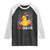 Funny 4th of July Duck Firequacker Raglan Shirt Patriotic Vintage American Flag TS11 Black White Print Your Wear