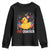 Funny 4th of July Duck Firequacker Youth Sweatshirt Patriotic Vintage American Flag TS11 Black Print Your Wear