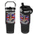Funny 4th of July Flip Straw Tumbler The Colonies Are Quite Rowdy This Evening British Queen TS10 One Size: 30 oz Black Print Your Wear