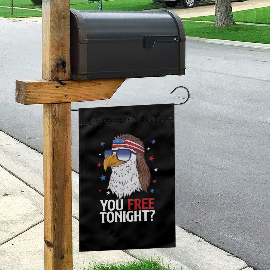 Funny 4th of July Garden Flag Patriotic Bald Eagle You Free Tonight TS10 Print Your Wear