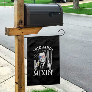 Funny 4th of July Garden Flag Richard Mixin Patriotic Nixon Bartender American Flag TS10 Print Your Wear