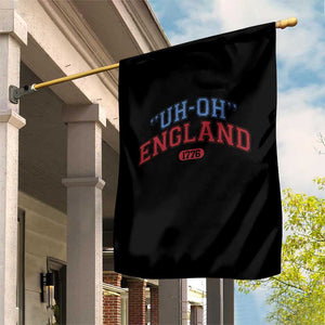 Funny 4th of July Garden Flag Uh Oh England 1776 TS10 Print Your Wear