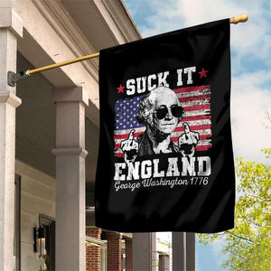Funny 4th of July George Washington Garden Flag Suck It England 1776 TS10 Print Your Wear