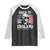 Funny 4th of July George Washington Raglan Shirt Suck It England 1776 TS10 Black White Print Your Wear
