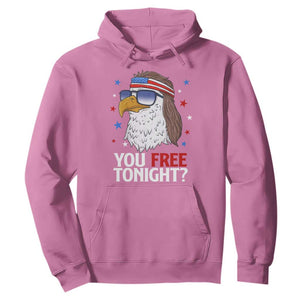 Funny 4th of July Hoodie Patriotic Bald Eagle You Free Tonight TS10 Azalea Print Your Wear