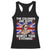Funny 4th of July Racerback Tank Top The Colonies Are Quite Rowdy This Evening British Queen TS10 Black Print Your Wear