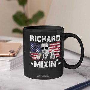Funny 4th of July Richard Nixon Mixin Coffee Mug Patriotic Bartender American Flag TS10 Print Your Wear