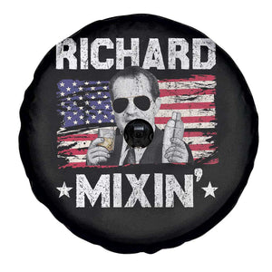 Funny 4th of July Richard Nixon Mixin Spare Tire Cover Patriotic Bartender American Flag TS10 Print Your Wear