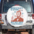 Funny 4th of July Satire Spare Tire Cover Democracy Is Dying But Hey Nice Fireworks Abe Lincoln TS02 No hole White Print Your Wear