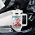 Funny 4th of July Satire Tumbler With Handle Democracy Is Dying But Hey Nice Fireworks Abe Lincoln TS02 Print Your Wear