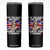 Funny 4th of July Skinny Tumbler The Colonies Are Quite Rowdy This Evening British Queen TS10 Black Print Your Wear