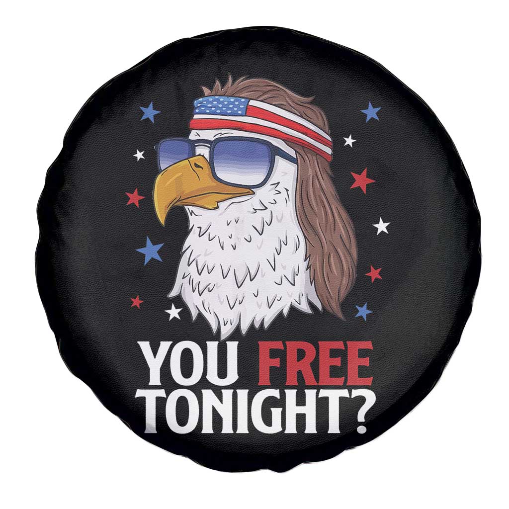 Funny 4th of July Spare Tire Cover Patriotic Bald Eagle You Free Tonight TS10 Print Your Wear