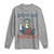 Funny 4th of July Statue of Liberty Cocktail Long Sleeve Shirt Retro Bitches Love Independence TS02 Sport Gray Print Your Wear