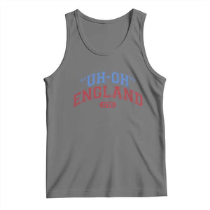 Funny 4th of July Tank Top Uh Oh England 1776 TS10 Black Heather Print Your Wear