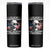 Funny 4th of July The Metric System Can't Measure Freedom Skinny Tumbler George Washington American Flag TS10 Black Print Your Wear