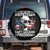 Funny 4th of July The Metric System Can't Measure Freedom Spare Tire Cover George Washington American Flag TS10 No hole Black Print Your Wear