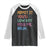Funny Admit It You'll Low Key Miss Me Bruh Teacher Raglan Shirt TS11 Black White Print Your Wear