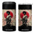 Funny African America Samurai 4 in 1 Can Cooler Tumbler Japanese Art Black Warrior Fighter TS11 One Size: 16 oz Black Print Your Wear