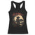Funny African America Samurai Racerback Tank Top Japanese Art Black Warrior Sakura TS11 Black Print Your Wear