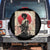 Funny African America Samurai Spare Tire Cover Japanese Art Black Warrior Fighter TS11 No hole Black Print Your Wear