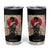 Funny African America Samurai Tumbler Cup Japanese Art Black Warrior Fighter TS11 Black Print Your Wear