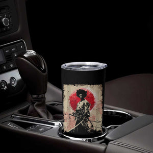Funny African America Samurai Tumbler Cup Japanese Art Black Warrior Fighter TS11 Print Your Wear