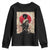 Funny African America Samurai Youth Sweatshirt Japanese Art Black Warrior Fighter TS11 Black Print Your Wear