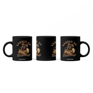 Funny African American Cowgirl Coffee Mug Saddle Up Buttercup Southern Western TS11 Print Your Wear