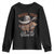 Funny African American Cowgirl Youth Sweatshirt Where Them Fans At Cowboy Hat TS11 Black Print Your Wear