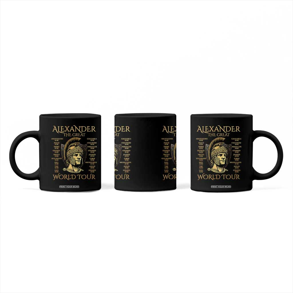 Funny Alexander The Great World Tour Coffee Mug Ancient Greek History TS09 Print Your Wear