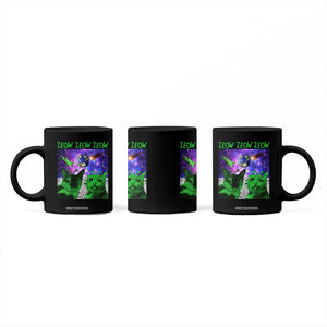 Funny Alien Cat Meme Coffee Mug Green Cats ZEOW ZEOW TS09 Print Your Wear