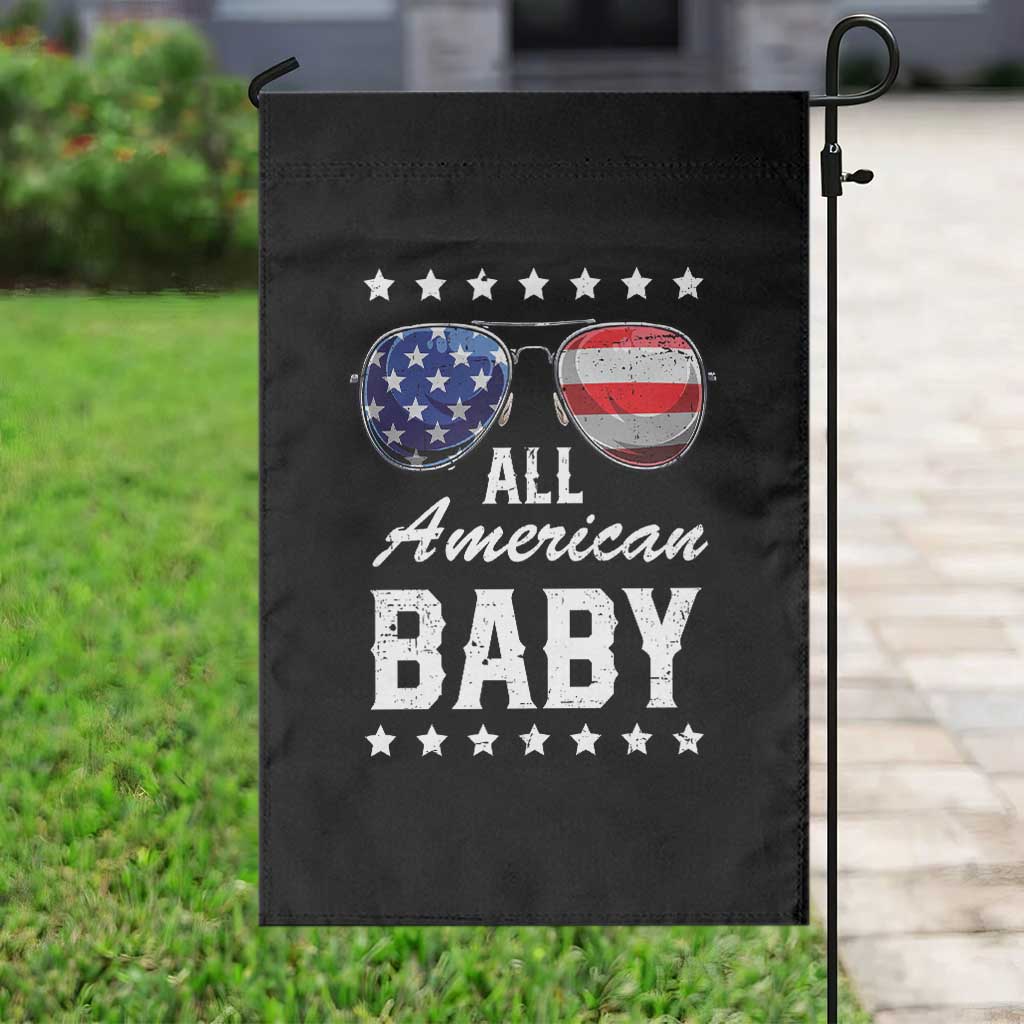 Funny All American Baby 4th Of July Garden Flag Family Matching Sunglasses TS11 Print Your Wear