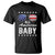 Funny All American Baby 4th Of July T Shirt Family Matching Sunglasses TS11 Black Print Your Wear