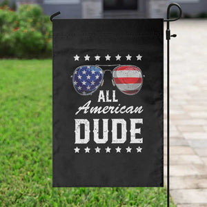 Funny All American Dude 4th Of July Garden Flag Family Matching Sunglasses TS11 Print Your Wear