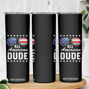 Funny All American Dude 4th Of July Skinny Tumbler Family Matching Sunglasses TS11 Print Your Wear