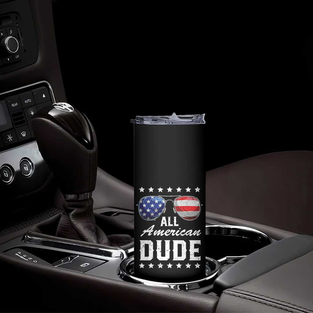Funny All American Dude 4th Of July Skinny Tumbler Family Matching Sunglasses TS11 Print Your Wear