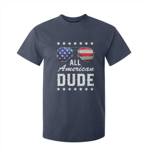 Funny All American Dude 4th Of July T Shirt For Kid Family Matching Sunglasses TS11 Navy Print Your Wear