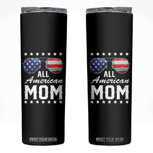 Funny All American Mom 4th Of July Skinny Tumbler Family Matching Sunglasses TS11 Black Print Your Wear