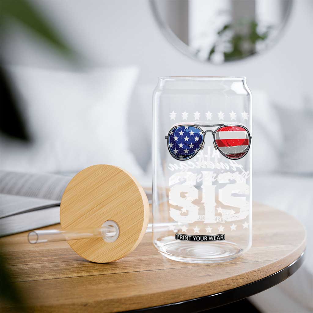 Funny All American Sis 4th Of July Glass Can Family Matching Sunglasses TS11 Print Your Wear